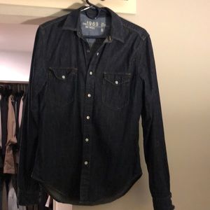 Gap jean shirt size s